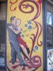 Tango Area . Carlos Gardel Walking streets., Buenos Aires