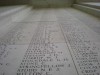 Menin Gate ebgraved names, Ypres