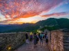 sunset of wall, Beijing, Great Wall sunset of wall, Beijing, Great Wall