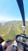 Aerial view of the Great Wall by helicopter, Beijing, Great Wall Aerial view of the Great Wall by helicopter, Beijing, Great Wall
