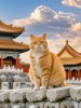 The Palace Complex of the Forbidden City and the Imperial Cat, Beijing, Forbidden City The Palace Complex of the Forbidden City and the Imperial Cat, Beijing, Forbidden City