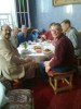 Tasting the Moroccan cuisine with a family from America, Tangier Tasting the Moroccan cuisine with a family from America, Tangier