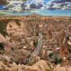 View from the heights of Cavusin, Cappadocia, Cavusin