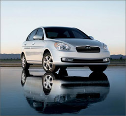 2009 Hyundai Accent GLS Blue economy