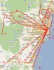 The map of tours The map of tours
