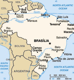 Map of Brazil
