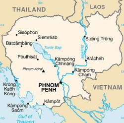 Map of Cambodia