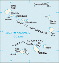 Map of Cape Verde