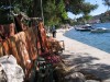 Old fishing nets in Cavtat Old fishing nets in Cavtat