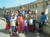 Schoolchildren up St Paul
