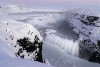 Gullfoss waterfall in winter