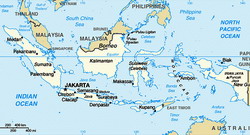 Map of Indonesia