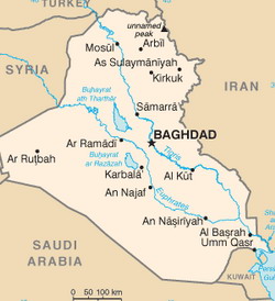 Map of Iraq