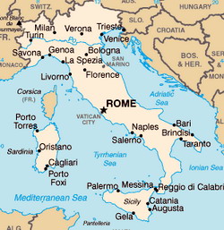 Map of Italy