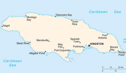 Map of Jamaica