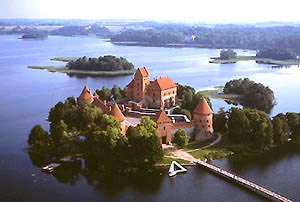 Giedrius. View of Trakai