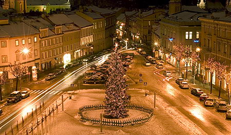 Giedrius. Town Hall square