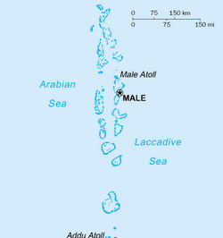 Map of Maldives