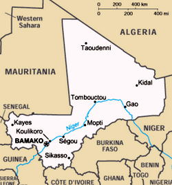 Map of Mali
