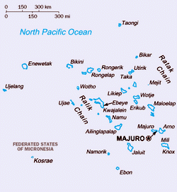 Map of Marshall Islands