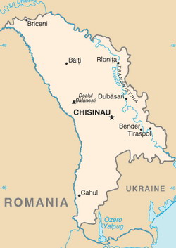 Map of Moldova