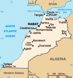 Map of Morocco