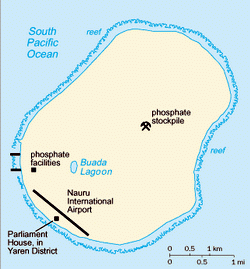 Map of Nauru