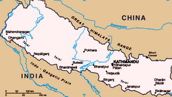 Map of Nepal
