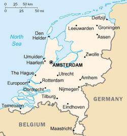 Map of Netherlands