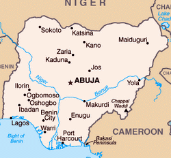 Map of Nigeria