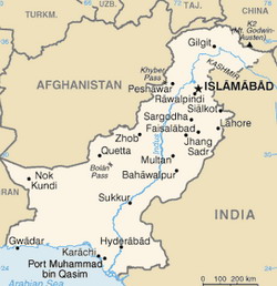 Map of Pakistan