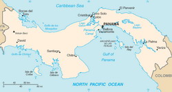Map of Panama