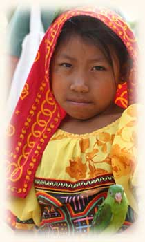 Panama Luxury Vacations. Kuna Girl