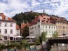 Ljubljana castle from the river