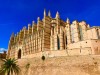 Walking the old Jewish Palma de Mallorca in Palma de Majorca, Spain