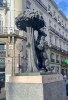 Statue of the Bear and the Strawberry Tree. It represents the coat of arms of Madrid., Madrid, Puerta del Sol