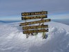 The top of mt kilimanjaro, Tanzania
