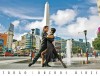 Small group watching Tango Dancers in the streets, Buenos Aires