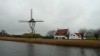 Stone windmill in Damme Bruges, Bruges