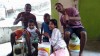 Music out of oil cans & plastic buckets, Rio de Janeiro, Rocinha