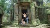 With clients, Siem Reap, Ta Prom temple (Tomb Raider)