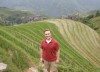Ryan in Longji Rice Terraces, Guilin