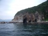 Elephant Nose Rock, with sea caves, Sai Kung