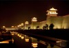 City wall night view, Datong, Datong old city
