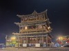 Night view of Datong Dram tower, Datong, Datong old city