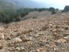A steep slope along flat Artemis Trail, Limassol