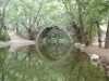 Kelephos Venetian medieval bridge in summer, Troodos