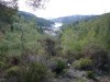 View towards Arminou dam from the route, Troodos