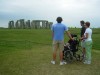 Stonehenge with a client who uses a wheelchair, Stonehenge, Stonehenge