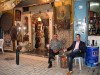 Having Arabic Coffee in the market, Jerusalem